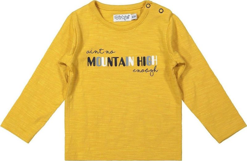 Dirkje Jongens Tshirt Mountain High Ochre