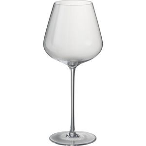 J-Line wijnglas Breed - kristalglas - 6 stuks