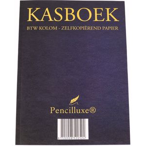 Professioneel A4-formaat Kasboek met BTW kolom - in- en uitgaven - budgetplanner - zelfkopiërend papier - 50x2 pagina's