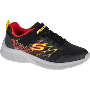 Skechers Microspec - Texlor Klittenband Laag - Zwart - Maat 34