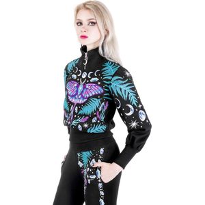 Restyle - Enchanted Forest Sweater/trui - XS - Zwart