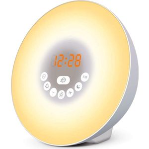 Equivera Wake Up Light - Digitale Wekker - Lichtwekker - Wake-Up Lights