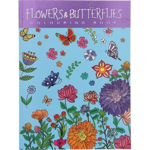 Kleurboek Flowers & Butterflies | Schoencadeau | Sint-tip | Kerst-tip