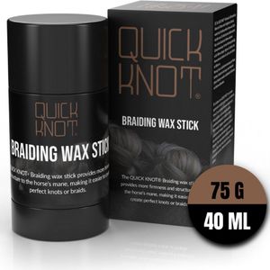 Quick Knot® Braiding Wax Stick – 40ml | Sterke Grip & Gladde Afwerking voor Perfecte Vlechten