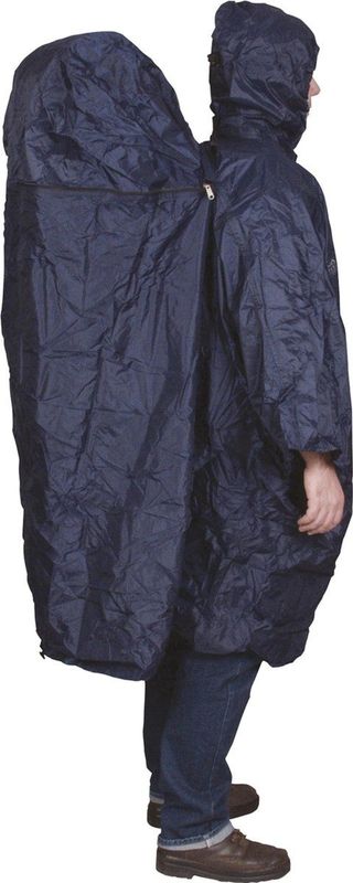 Travelsafe - Zipper Extension - Poncho - Blauw