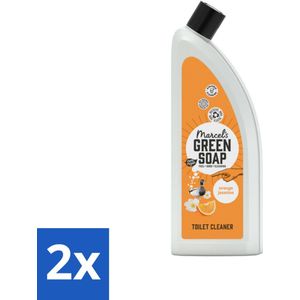 Marcel's Green Soap - Toiletreiniger - Sinaasappel & Jasmijn - Krachtige frisheid - Voordeelverpakking - 2 stuks
