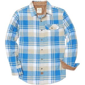 Heren Flanellen Overhemden Met Lange Mouwen - Casual Western Fleece Overhemden