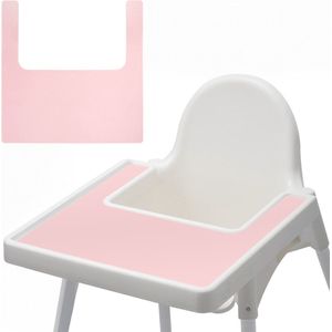 Dutsi - Siliconen Placemat voor IKEA Kinderstoel - Zachtroze - BPA-Vrij - Hygiënisch en Duurzaam - Antilop