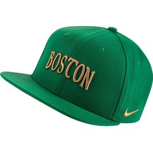 Nike NBA Celtics City Edition Pet - Snapback - Groen - Verstelbaar