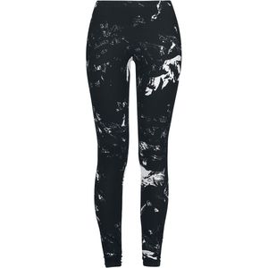 Black Premium by EMP - Legging - Zwart - All-over Print - Dames