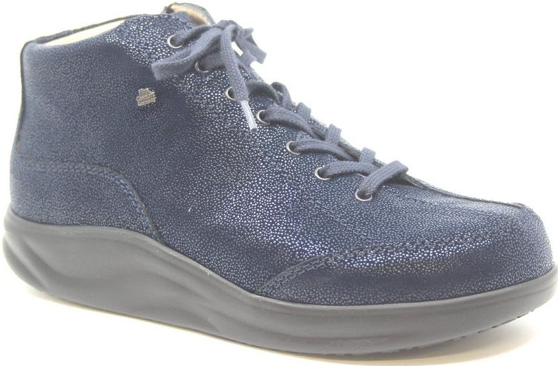 Finn Comfort - Machida - Veterboot - Blauw - Wijdte H - Finnamic lijn
