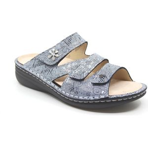 Finn Comfort - Comfort Sandalen - Blauw - Leer