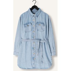 7 For All Mankind Shirt Dress Dames - Jurk - Lichtblauw - Maat L