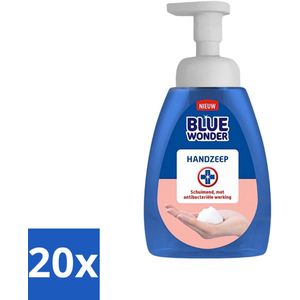 Blue Wonder - Handzeep - Hygiënisch & Verzorgend - 225 ml - Bulkverpakking - 20 stuks