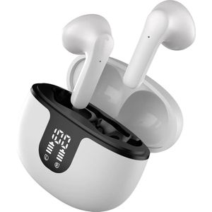 Bluetooth oordopjes - in ear - oortjes - Oordopjes - Draadloze oordopjes - Draadloze bluetooth oordoppen - Pro 4 Oordoppen - Bluetooth oortjes - Blauw