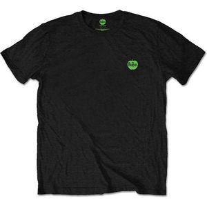The Beatles - Abbey Road & Logo Heren T-shirt - L - Zwart