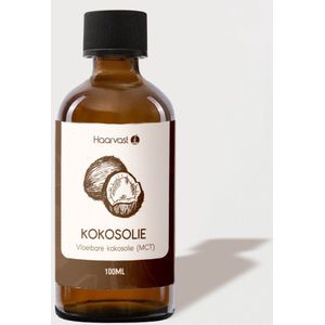 Premium Kokosolie 100% Puur vloeibaar voor huid en haar - MCT Kokosolie 100ml - Haarvast Kokosolie (MCT)