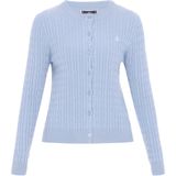 DreiMaster - Maritim - Gebreid Vest - Lichtblauw