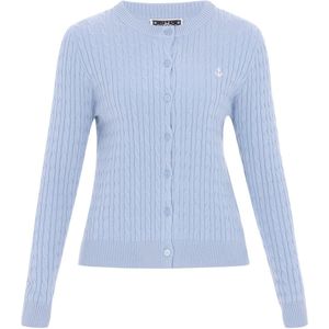 DreiMaster - Maritim - Gebreid Vest - Lichtblauw