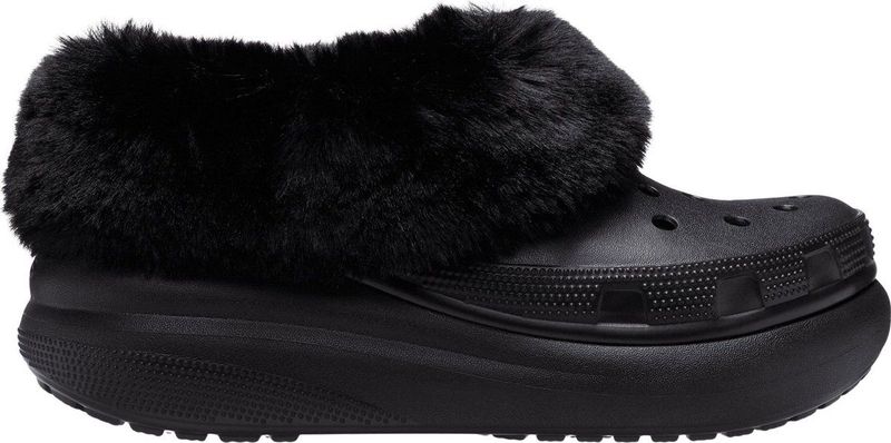 Crocs - Furever Crush - Klompen - Zwart - Faux-shearling