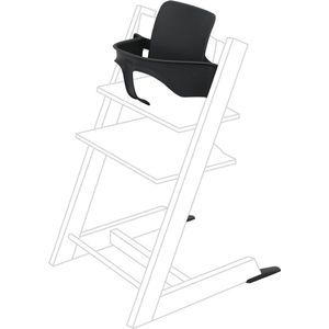 Baby Set van Stokke Black - Tripp Trapp Stoel Kinderstoel - Afneembare Zitting 6-36 Maanden - Compatibel met Modellen na Mei 2006