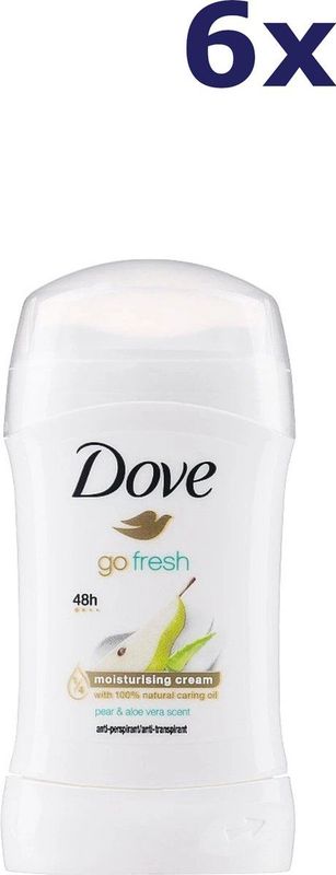 Dove - Deo Stick - 6x 40ml - Go Fresh Pear & Aloe Vera