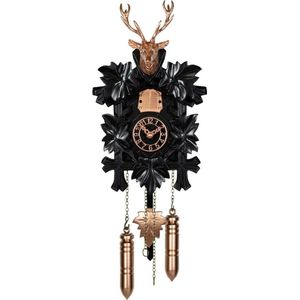 Trenkle - Effect Line - Wandklok - Zwart/Koper - Kwarts