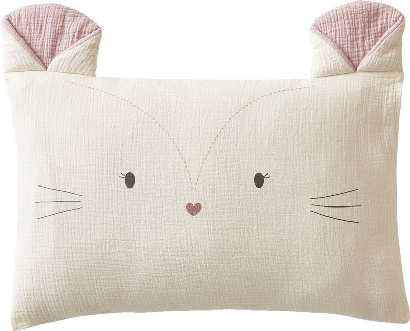 Vertbaudet - Grenier - Kussensloop - Multicolor - Katoenen Hydrofiel Doek