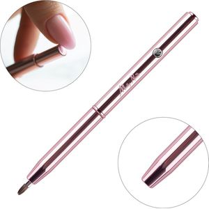 Molly Nails Gel Penseel Dun Ovaal Automatische Gold Rose 7.5mm, Buildergel, Gellak, Gel, Nailart, Nagelstyliste, Manicure, Nagels, Biab, Rubberbase, Caramdia