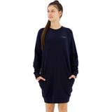Tommy Hilfiger 1985 Mini Corplogo Lang Mouw Jurk Blauw XS Vrouw