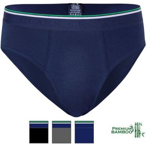 Bamboe heren slip – 3 paar – Navyblauw - Maat M