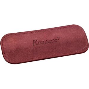 Kaweco - Velours pouch ECO Sport - Burgundy - with print - 2 pens