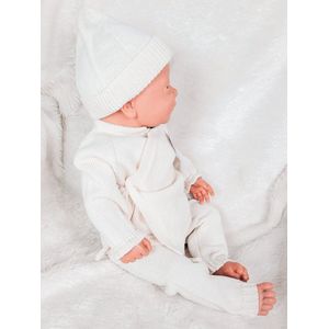 Mac Ilusion Gebreid Baby Pakje 3-dlg | BAS12 |Overslag | Natural | 1 Maand | maat 56