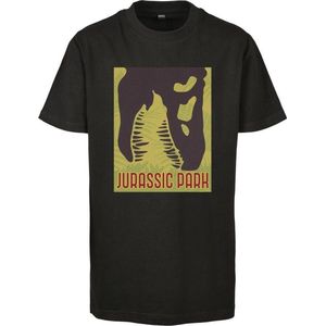 Mister Tee Jurassic Park - Jurassic Park Big Logo Kinder T-shirt - Kids 122 - Zwart