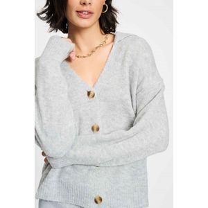 POM Amsterdam Cardigan Grey Melange
