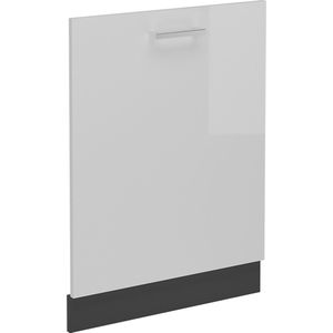 Vicco R-Line Vaatwasser deksel – 60 cm zonder werkblad Wit Hoogglans zonder werkblad