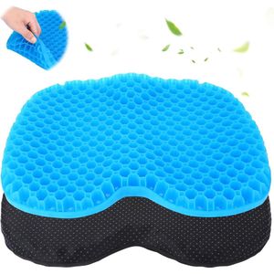 Azomor® Ergonomisch Gelkussen voor Comfortabel Zitten Thuis en op Kantoor