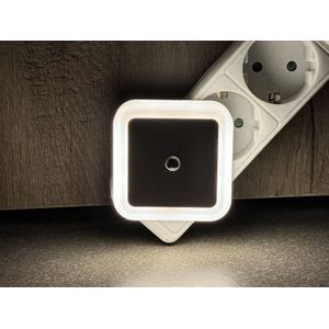 Led nachtlicht met sensor modern - warm - automatisch aan bij duisternis - Kinderlamp - Nachtverlichting kantoor of thuis - Anti-Diefstal lamp - Trapverlichting