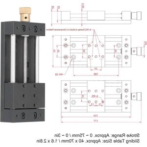 Lineaire Fase-actuator Handmatige Glijdende Tafel Aluminiumlegering Hoge Nauwkeurigheid met Basis-Lineaire Fase-actuators HTML Content .