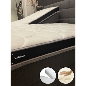 Hilton Hotel Splittopper - 200x200 - ZACHT - Nasa Traagschuim - ca. 12 cm dik - Cool & Fresh - SPLIT