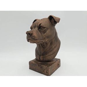 Staffordshire Bull Terrier Low Poly Bust
