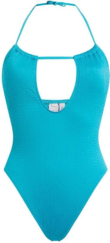 Calvin Klein - RP KW0KW02725 - Eendelig Badpak - Blauw - Adriatic Blue