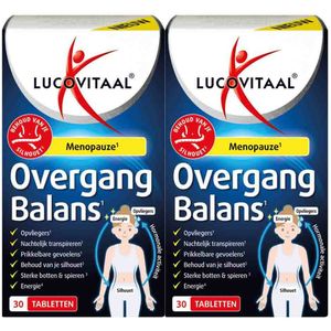 Lucovitaal Overgang Balans - 2 x 30 tabletten - Voordeelverpakking