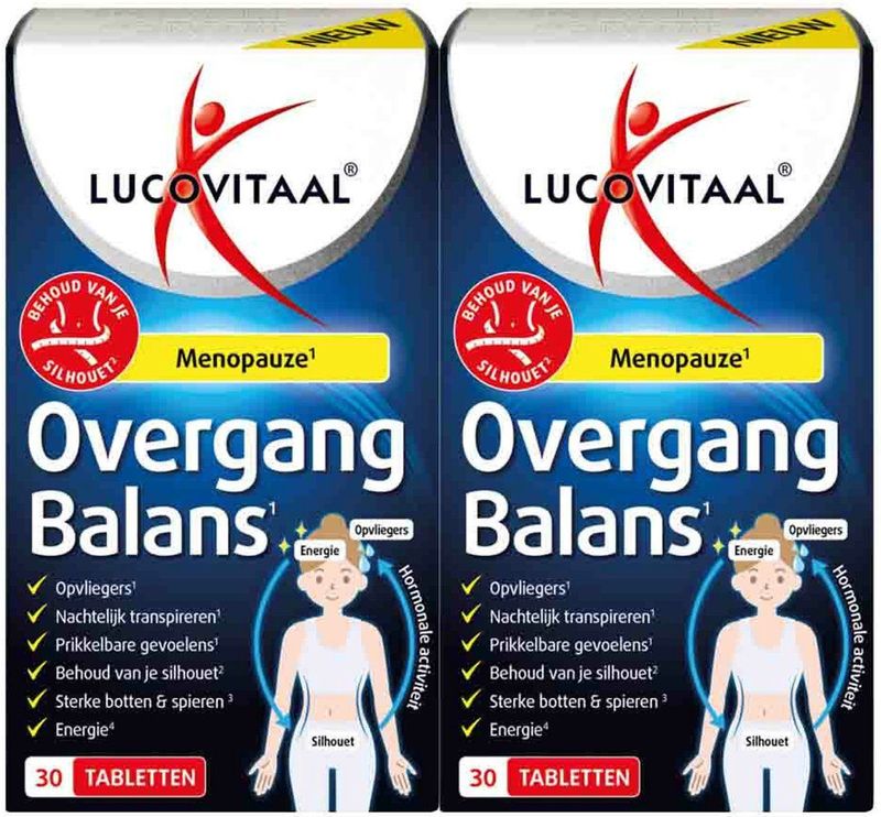 Lucovitaal Overgang Balans - 2 x 30 tabletten - Voordeelverpakking