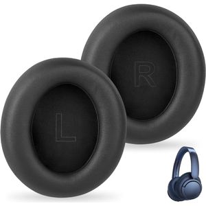Vervangende Oorkussens voor Anker Soundcore Q30 Q35 - Zacht Geheugen Foam - Faux Leer - Geluidisolatie - Kantoor - Gaming - Muziek