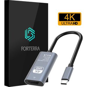 USB C naar HDMI - 4K 30 Hz USB C naar HDMI Adapter Kabel - 15 cm - Zwart
