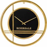 Riverdale - Wandklok Dean Rond - Ø50cm - goud Goud