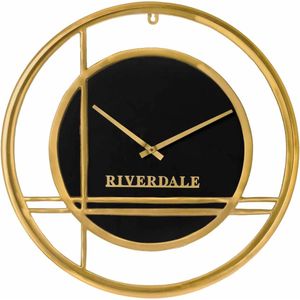 Riverdale - Wandklok Dean Rond - Ø50cm - goud Goud
