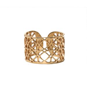 HÕBE – Emilia Ring – 18 Karaat Goud Verguld Sterling Zilver – Gerecycled Zilver –  Ring– Handgemaakte Sieraad – Accessories – Dames Ring – Adjustable Ring