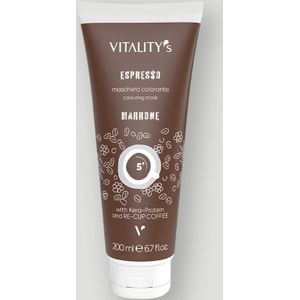 Vitality's - Espresso Colouring Mask - Marrone - Haarmasker - 200ml